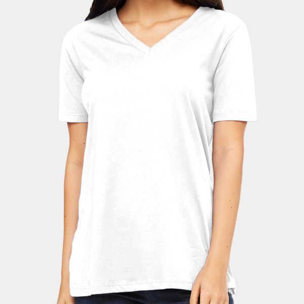 Ladies' Relaxed Jersey V-Neck T-Shirt Thumbnail