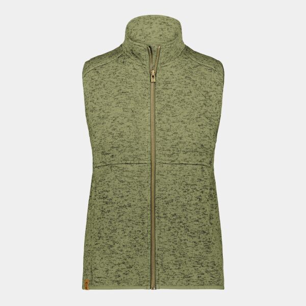 Ladies Alpine Sweater Fleece Vest Thumbnail