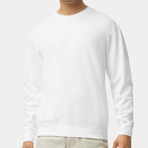 Unisex Lightweight Cotton Crewneck Sweatshirt Thumbnail
